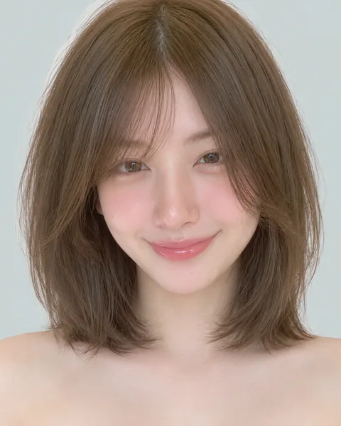 Mash short, long bangs #34
