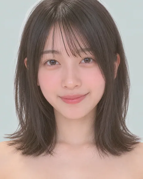 Korean tassel bob, side bangs #33