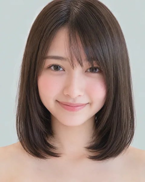 Korean tassel bob, side bangs #34