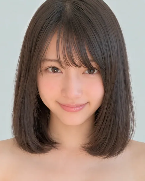 Korean tassel bob, side bangs #17
