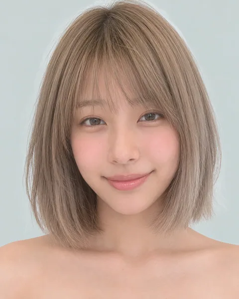 Mash short, long bangs #36