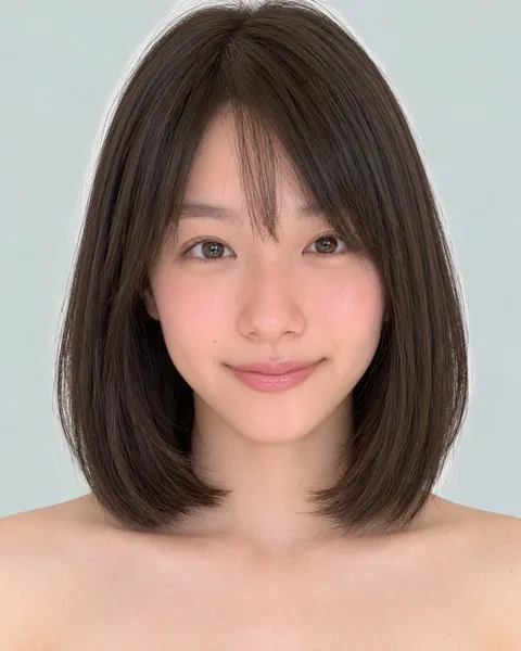 Korean tassel bob, side bangs #37