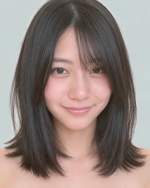 Korean tassel bob, side bangs #38