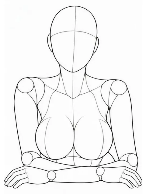 Bust resting on a table